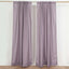 2 Pack Violet Amethyst Polyester Event Curtain Drapes, 10ftx8ft Backdrop Event Panels With Rod Pockets 130 GSM