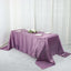 Satin Rectangular 90"x132" Tablecloth Violet Amethyst - Seamless Table Cover