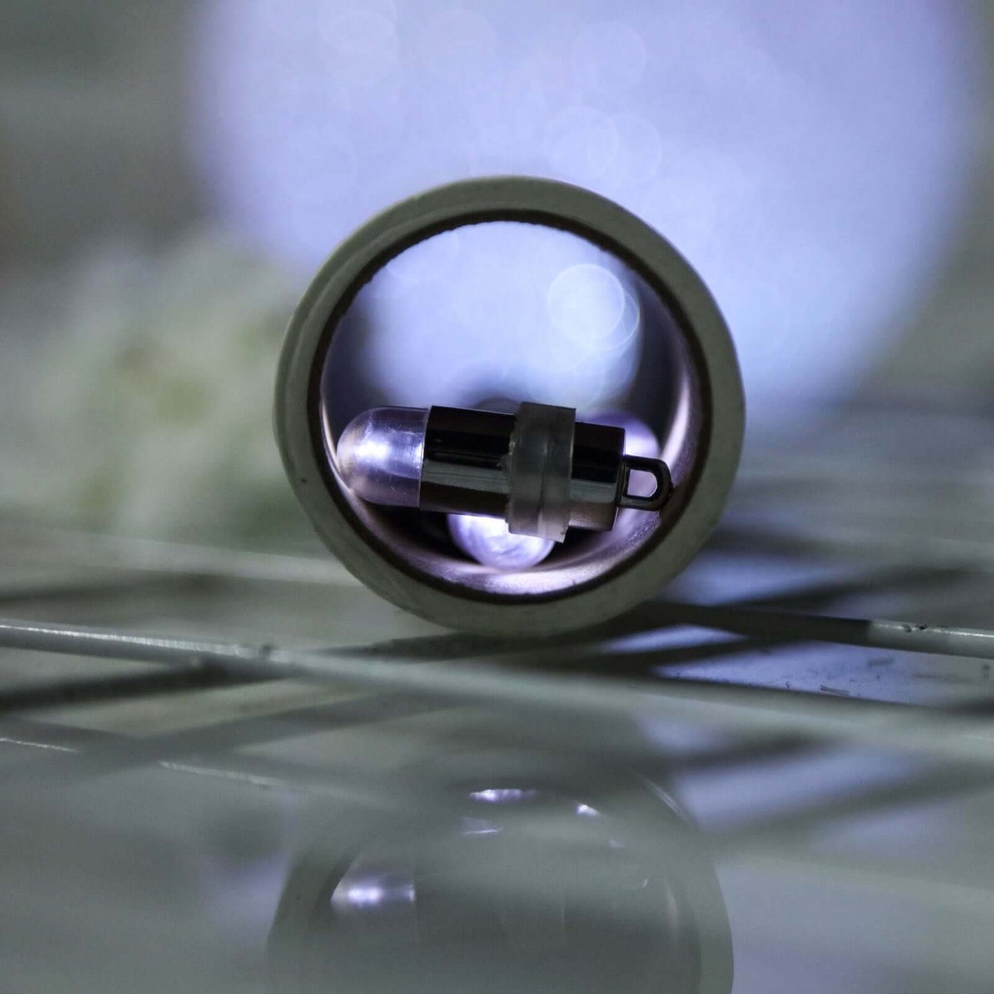 12-Pack Balloon Lights Bullet Design White - Waterproof LED Centerpiece Filler Lights