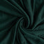 Spandex Rectangle 72"x30" Table Skirt Hunter Emerald Green with Wavy Skirt-Like Effect Table Cover