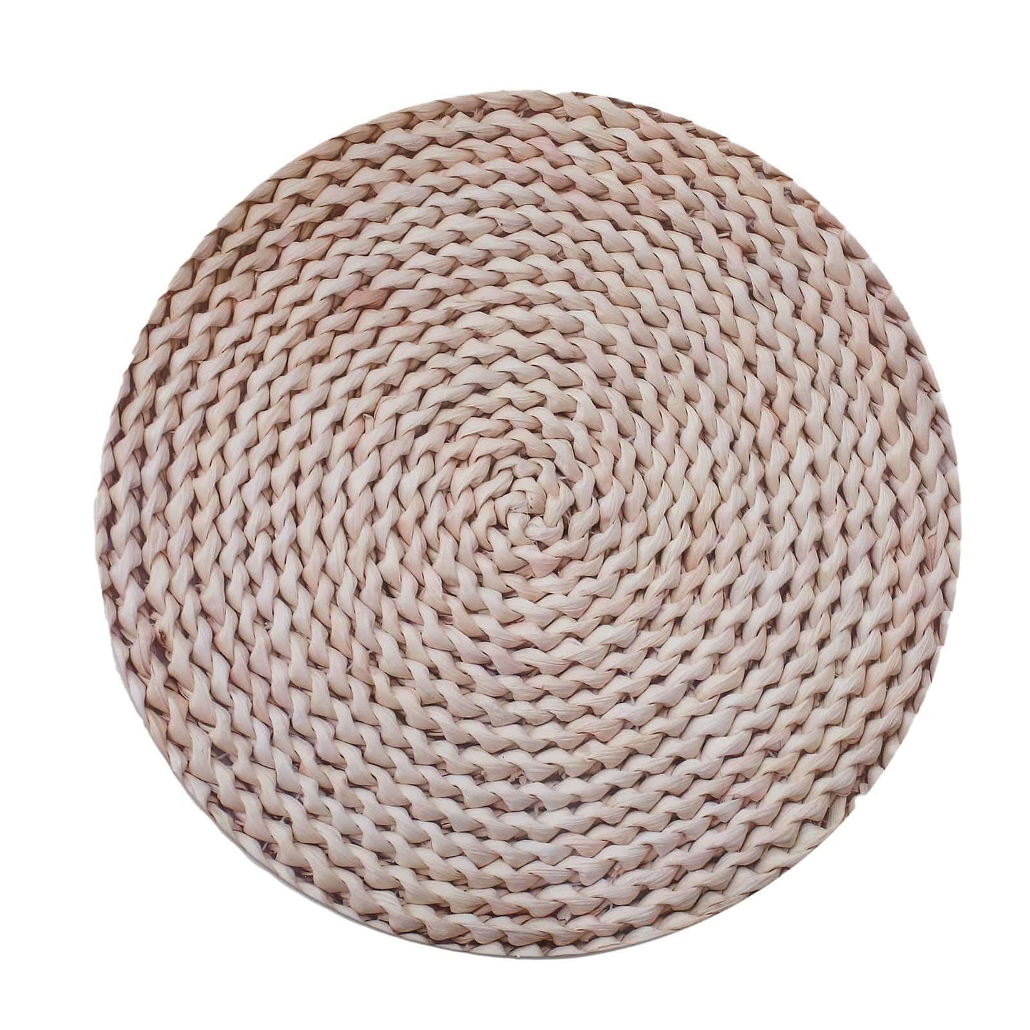6-Pack Disposable Table Placemats in Wheat with Woven Rattan Print - 700GSM Cardboard Placemats for Rustic Themes & Outdoor Events 13"