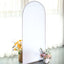 5ft Matte White Spandex Fitted Chiara Backdrop Stand Cover For Round Top Wedding Arch