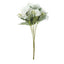 3 Pack 14" White Artificial Silk Carnation Flower Arrangements, Faux Floral Bouquets Bushes