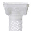 4 Pack 42" White Height Adjustable Artistic Venetian Roman Wedding Inspired Pedestal Column Plant Stand - PVC