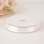 100 Yards 7/8" White Single Face Decorative Satin Ribbon