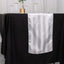 Satin 12"x108" Table Runner White - Stripe Classic Wedding & Event Table Decor