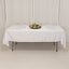 Lamour Satin 60"x102" Rectangle Tablecloth White - Durable & Silky Soft Feel Table Cover for Weddings & Banquets