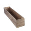 Natural Wood Planter Rectangular Box 30"x6"- Durable Decor with Removable Plastic Liner for Tables
