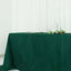 Taffeta 90"x132" Rectangle Tablecloth Hunter Emerald Green - Seamless Accordion Crinkle Table Cover