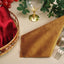 5 Pack Premium Velvet 20"x20" Napkins Gold - Soft Sheen Finish Cloth Napkins for Upscale Gatherings