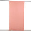 Dusty Rose 4-Way Stretch Spandex Event Curtain Drapes, Wrinkle Free Backdrop Event Panel with Rod Pockets - 5ftx10ft
