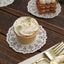 100 Pcs Paper 4" Round Placemats in White - Food Grade Lace Paper Doilies for Dessert Display & Table Decor