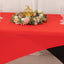 Stretch Spandex 72"x30" Rectangle Table Cover Red/Black Cross Over Design - Two-Piece Fitted Tablecloth with Elastic Foot Pockets
