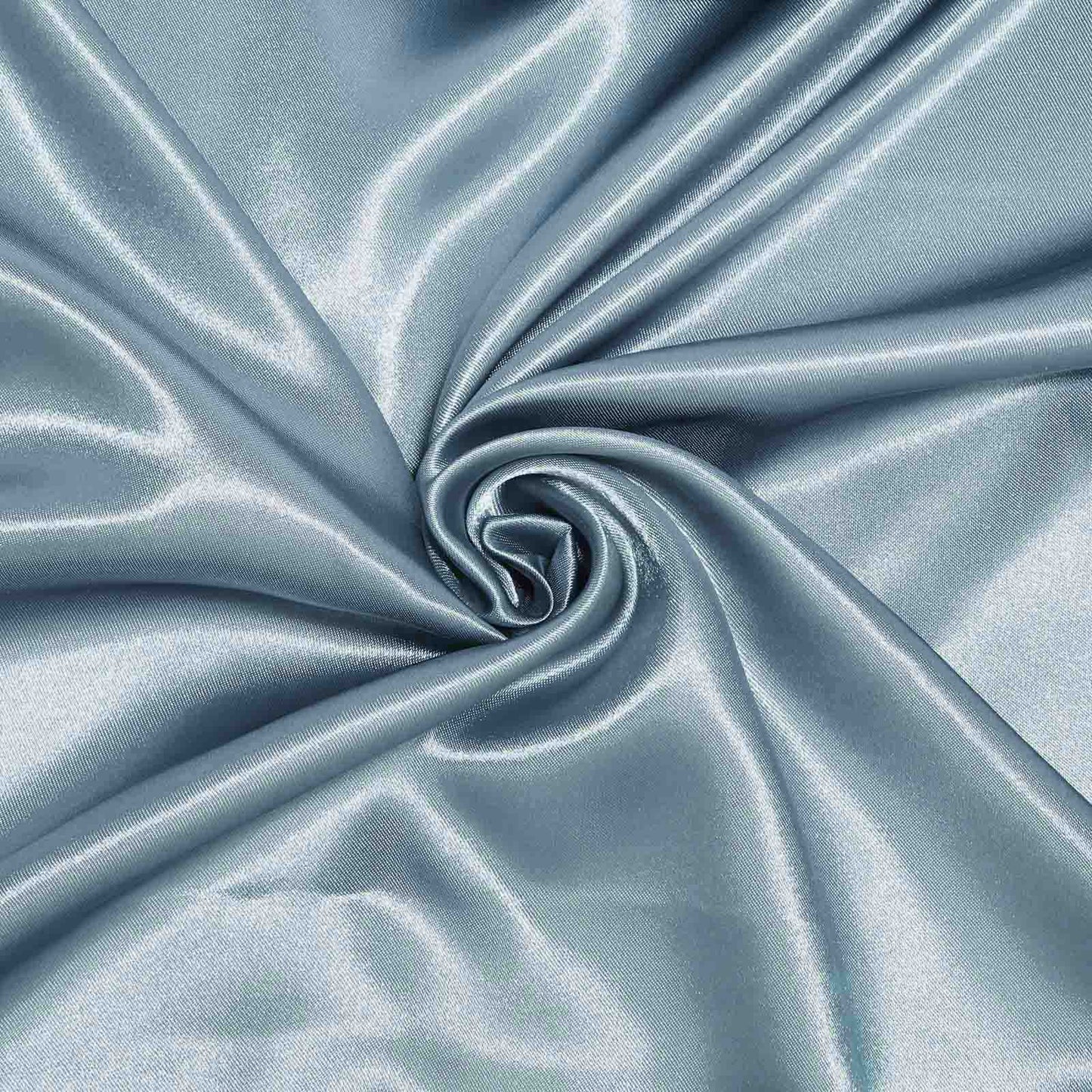 5 Pack Satin 20"x20" Napkins Dusty Blue - Luxurious Shine & Smooth Dinner Napkins