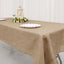 Faux Burlap Jute 54"x96" Rectangle Tablecloth Natural - Rustic Event Table Linen