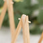 10-Pack Wooden Display Easel Stands DIY Small Design Natural - Rustic Place Card Table Number Holders 7"