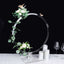 Table Wedding Arch Hoop Stand Acrylic Round Clear - Wreath Tabletop Centerpiece for Weddings 26"
