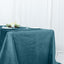 Premium Velvet 90"x132" Rectangle Tablecloth Peacock Teal - Reusable Soft & Seamless Table Cover