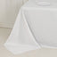 Fire Retardant Premium Polyester 90"x132" Rectangular Tablecloth White - Stylish High-Performance Seamless Table Cover for Large Gatherings