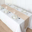 Polyester 12"x108" Table Runner Nude - Durable & Wrinkle-Resistant Table Decor