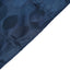 Taffeta 54"x54" Table Overlay Square Tablecloth Navy Blue 3D Leaf Petal Table Cover