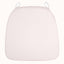 Chiavari Chair Cushion with 1.5" Thick Memory Foam and Ties Blush - Stylish Removable Cover for Comfort