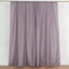 2 Pack Violet Amethyst Polyester Event Curtain Drapes, 10ftx8ft Backdrop Event Panels With Rod Pockets 130 GSM
