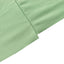 Spandex Rectangle 72"x30" Table Skirt Sage Green with Wavy Skirt-Like Effect Table Cover