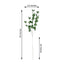 2 Bushes 40" Tall Green Artificial Eucalyptus Branches, Faux Plants