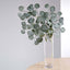 4 Pack 25" Frosted Green Artificial Silk Eucalyptus Leaf Branches