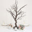 Manzanita Tree Centerpiece Natural with 8 Acrylic Bead Chains - Easy Assembly Decorative Artificial Tree for Modern Weddings Parties & Event Displays 34"