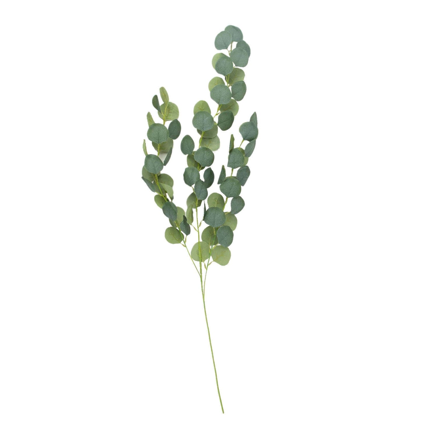 3 Pack 41" Green Real Touch Hanging Silk Silver Dollar Leaf Plant Stems, Artificial Indoor Eucalyptus Sprays