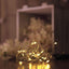 20 LED Micro Fairy String Lights Starry Bright Design Warm White - Battery Operated Party Accent 90"