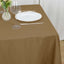 Polyester Square 70"x70" Tablecloth Taupe - Wrinkle-Resistant & Durable Table Cover