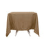 Polyester Square 70"x70" Tablecloth Taupe - Wrinkle-Resistant & Durable Table Cover
