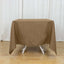 Polyester Square 70"x70" Tablecloth Taupe - Wrinkle-Resistant & Durable Table Cover