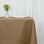 Polyester Square 70"x70" Tablecloth Taupe - Wrinkle-Resistant & Durable Table Cover