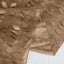 Taffeta Fabric 12"x108" Table Runner Taupe - 3D Leaf Petal Design