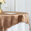 Satin 72"x72" Table Overlay Square Tablecloth Taupe - Smooth Finish Table Cover