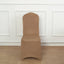 10 Pack Spandex Chair Covers for Banquet Chairs Taupe - Durable Reusable Stretch Slip-On Covers