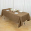 Polyester 60"x102" Rectangle Tablecloth Taupe - Durable and Stylish Table Cover