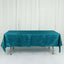 Taffeta 60"x102" Rectangle Tablecloth Teal - Accordion Crinkle Table Cover