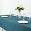 Polyester 60"x102" Rectangle Tablecloth Peacock Teal - Durable and Stylish Table Cover