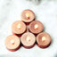 12-Pack LED Tealight Candles Rose Gold Metallic Design - Reusable Flameless Battery Operated Lights