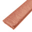 54"x10yd Terracotta (Rust) Solid Sheer Chiffon Fabric Bolt, DIY Voile Drapery Fabric