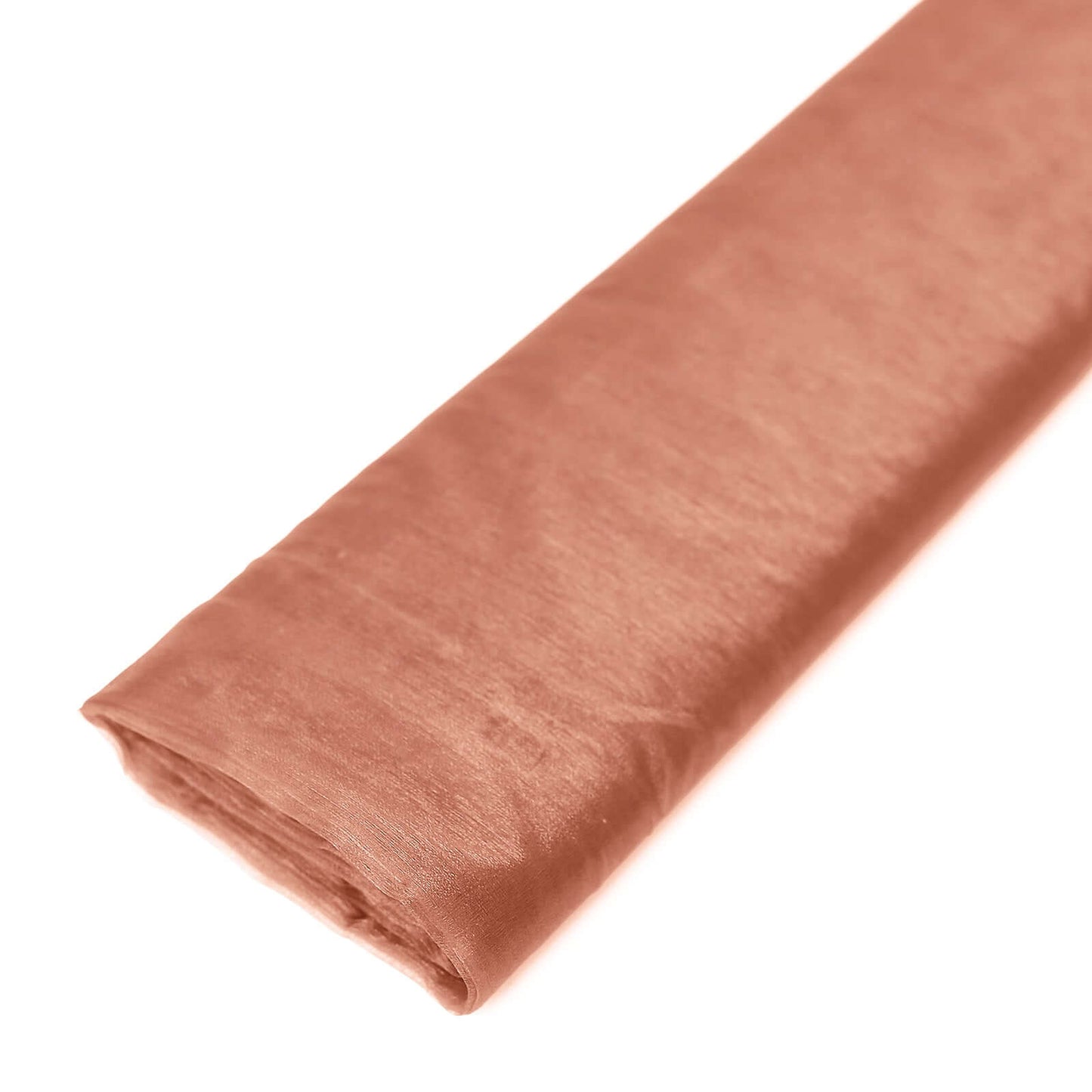 54"x10yd Terracotta (Rust) Solid Sheer Chiffon Fabric Bolt, DIY Voile Drapery Fabric
