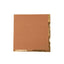50-Pack Paper Beverage Napkins Terracotta (Rust) with Gold Foil Edge - 2 Ply Disposable Soft 18GSM Cocktail Napkins 5"x5"
