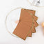 50-Pack Paper Beverage Napkins Terracotta (Rust) with Gold Foil Edge - 2 Ply Disposable Soft 18GSM Cocktail Napkins 5"x5"