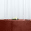 Premium Velvet 90"x156" Rectangle Tablecloth Terracotta (Rust) - Reusable Soft & Seamless Table Cover