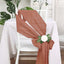 5 Pack Polyester Chair Sashes Terracotta (Rust) 6"x108"